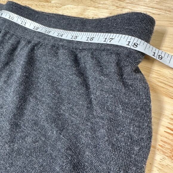 Eileen Fisher WOOL Charcoal Cropped Pants - Picture 9 of 11